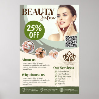 Spa, Salon de beauté - Poster d'affaires