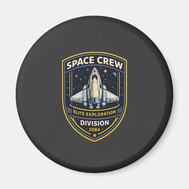 Space Crew Exploration Division Academy Magnet (Devant)
