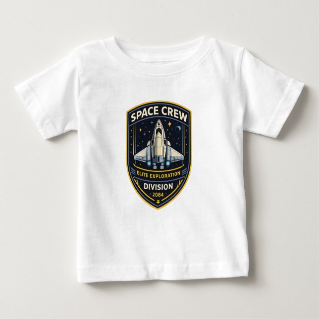 Space Crew Exploration Division Baby T-Shirt (Devant)