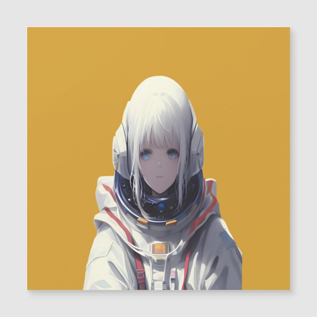 Space Girl Art Print - Cosmic Adventure (Devant)