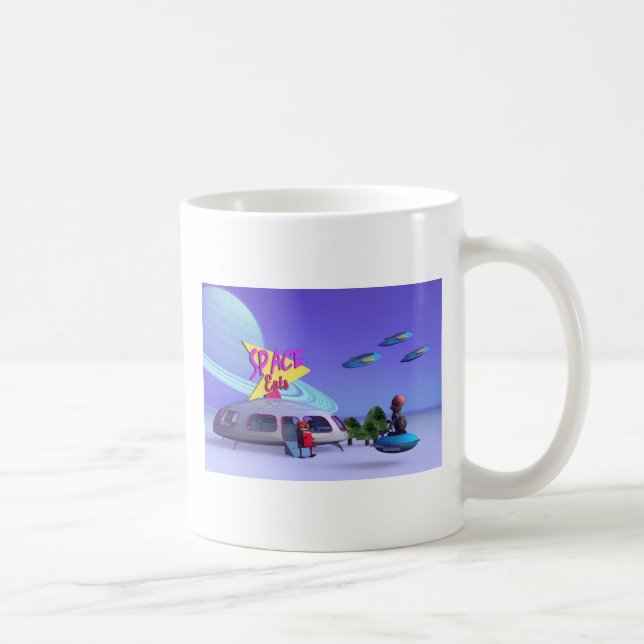 Space Mange Café Mug (Droite)