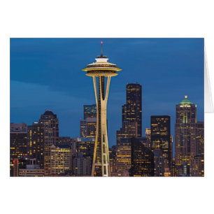 Space Needle et le centre de Seattle
