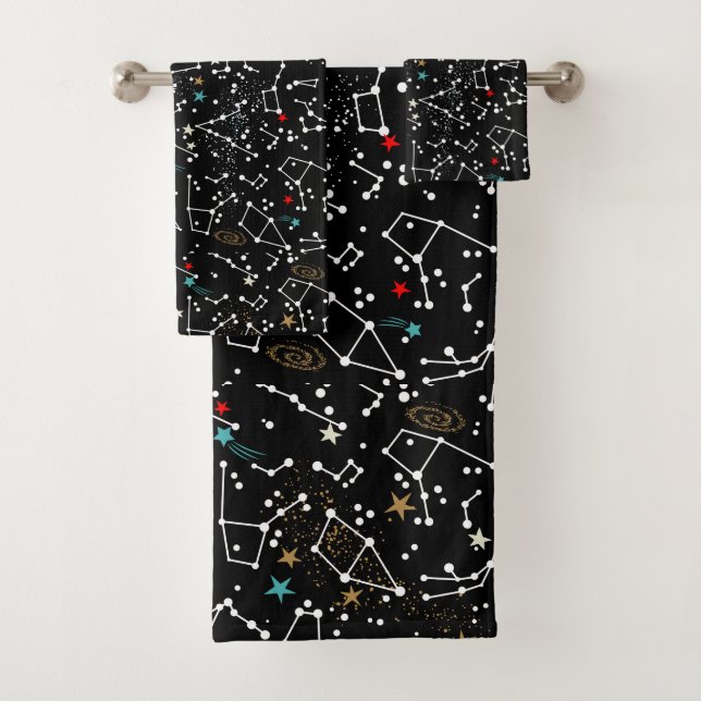 Space Pattern Towel (En situation)