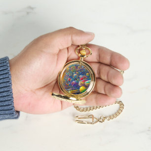 Space Race or eWatch montre de poche avec numéros