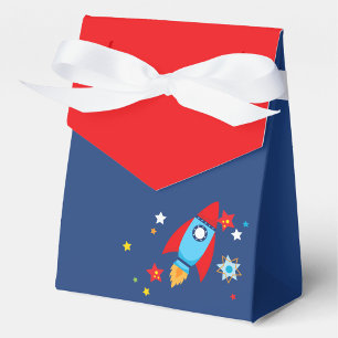 Space Rocket Marine & Red Cadeau Ballotins