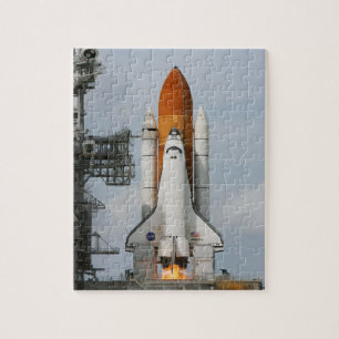 Space Shuttle Atlantis Photo Puzzle avec Tin