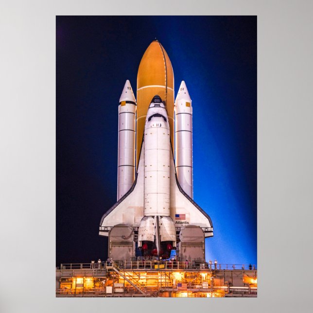 Space Shuttle Atlantis Poster (Devant)