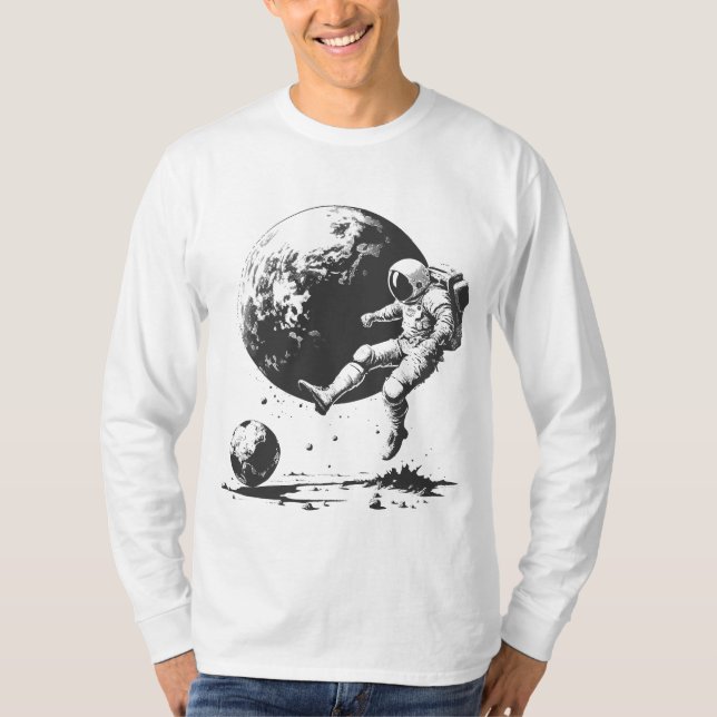 space soccer t-shirt (Devant)