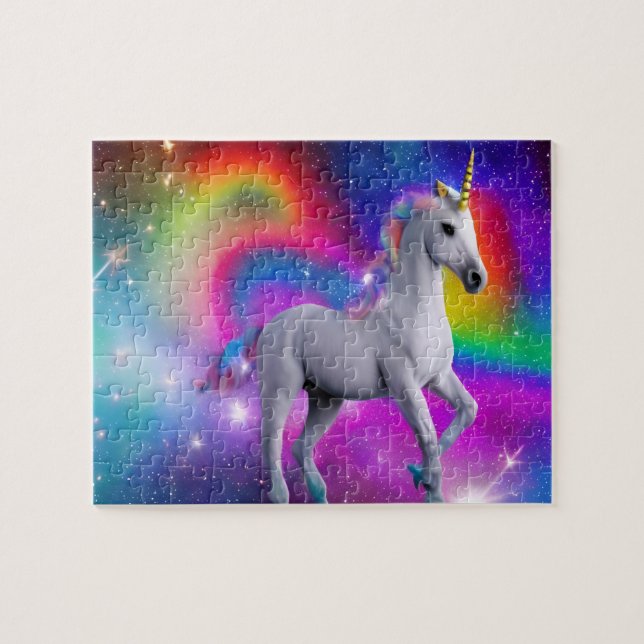 Space Unicorn Jigsaw Puzzle Puzzle (Horizontal)