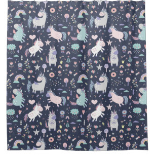 Space Unicorns Douche rideau