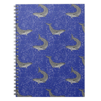 Space Whales Carnet Starry Sky Art Whale Journal