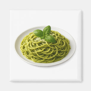 Spaghetti al Pesto Magnet