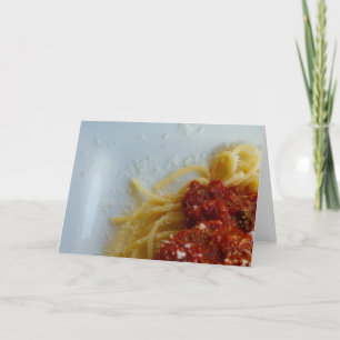 Spaghetti! Carte pour notes, Brad Hines Photograph