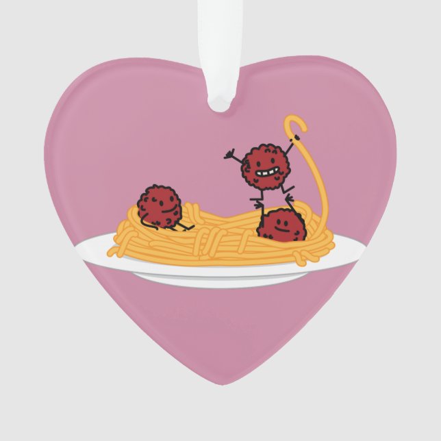 Spaghetti et boulettes de viande pâtes nouilles cu (devant)