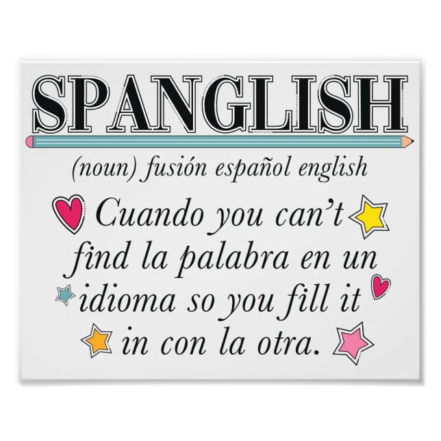 Spanglish Poster (Devant)