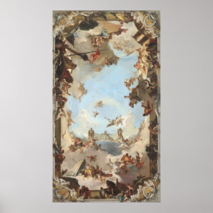 Spanish Monarchy, Giovanni Tiepolo Fine Art Poster