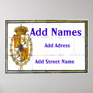 Spanish Tile Poster