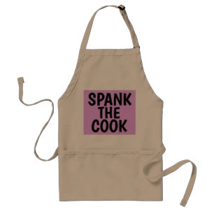 SPANK THE COOK, Drôle Tabliers de cuisine pour fem