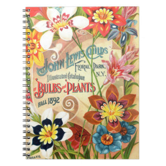 Sparaxe Botanique Victorien Carnet Floral
