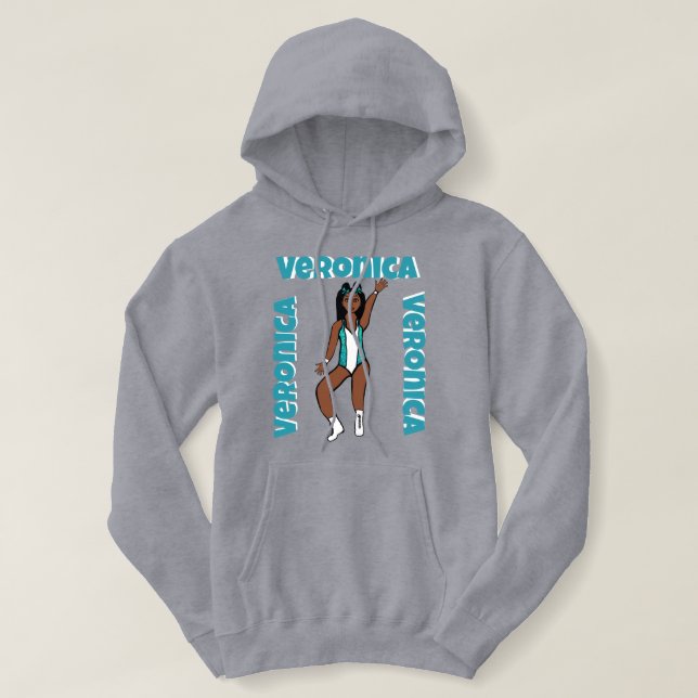 Spark U Sweat - shirt à capuche Aqua #1 (Design devant)