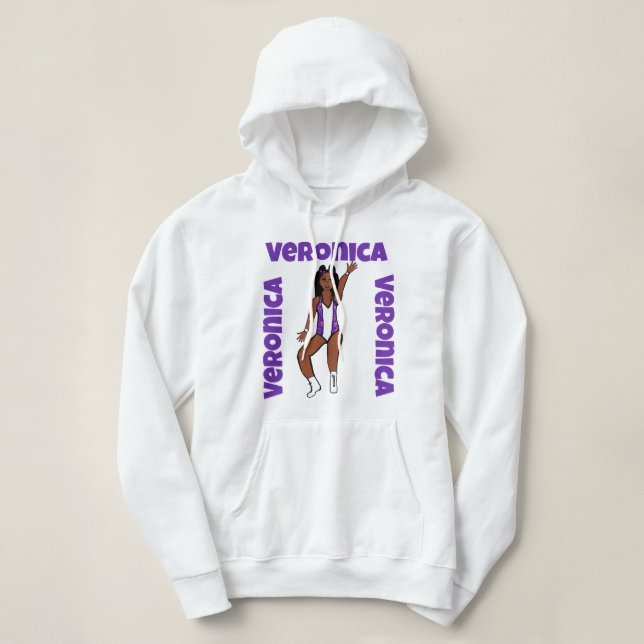 Spark U Sweat - shirt à capuche Purple #1 (Design devant)