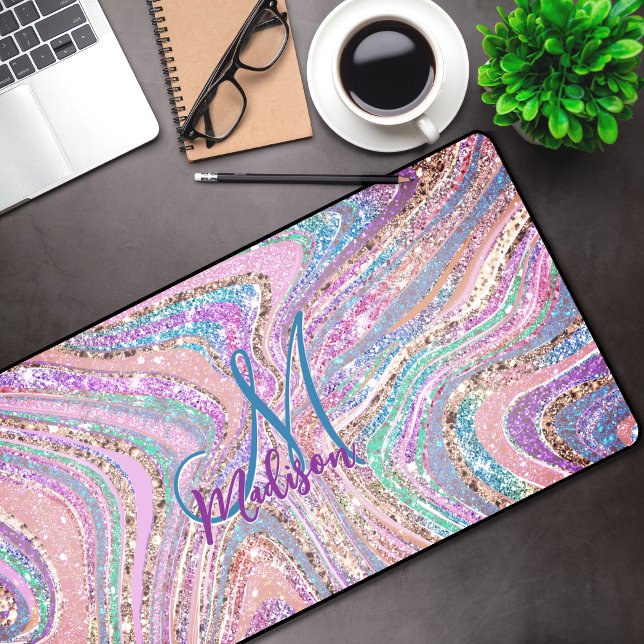 Sparkle unicorne arc-en-ciel marbling art (Créateur téléchargé)