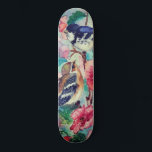 Sparrows Skateboard Spring - Aquarelle Peinture<br><div class="desc">Courtoisie - Peinture aquarelle</div>