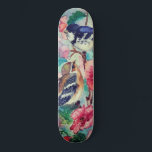 Sparrows Skateboard Spring - Aquarelle Peinture<br><div class="desc">Courtoisie - Peinture aquarelle</div>