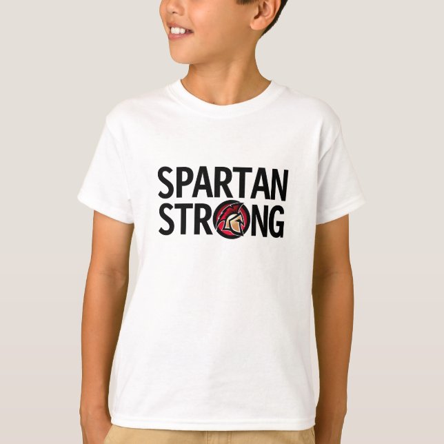 Spartan Fort. T-shirt personnalisé (Devant)