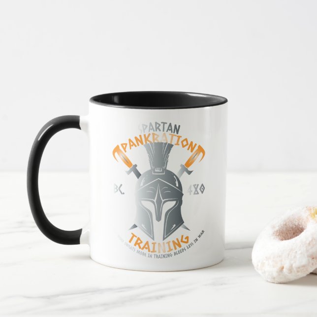 Spartan Pankration Training BC. 480 Mug (Avec donut)