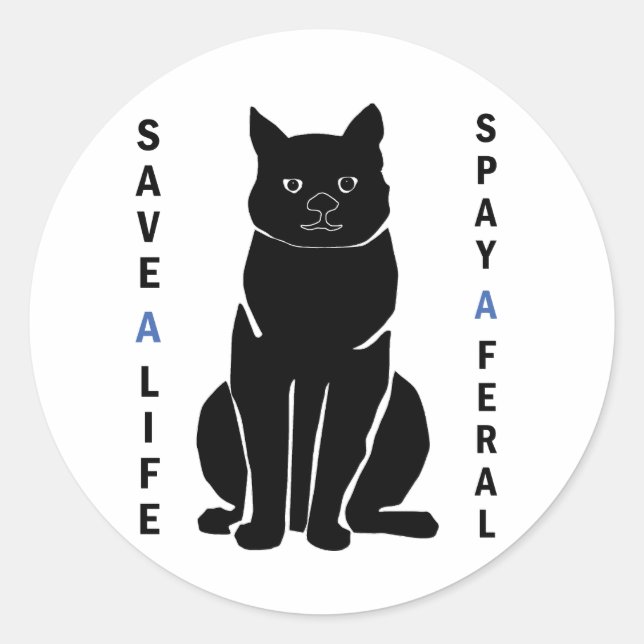 Spay a Feral Sticker (Devant)