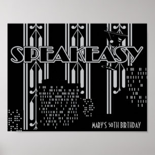 Speakeasy, Poster de la fête d'anniversaire des an