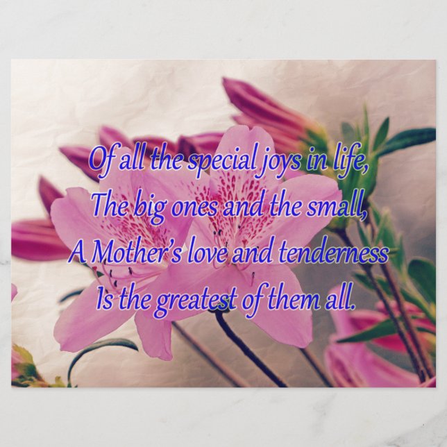 Spécial fête des mères Joie (Devant)