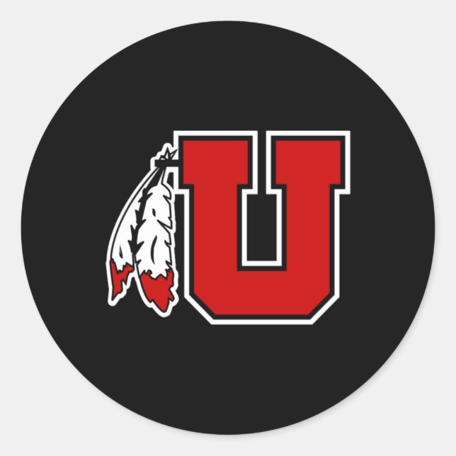 Special Logo Utah Utes Sticker  (Devant)