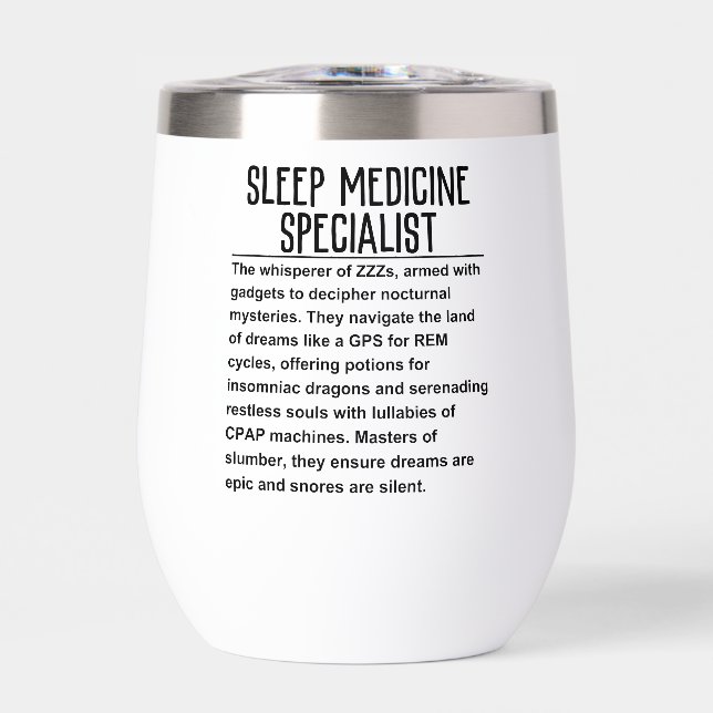 Spécialiste de la médecine du sommeil (Avant)