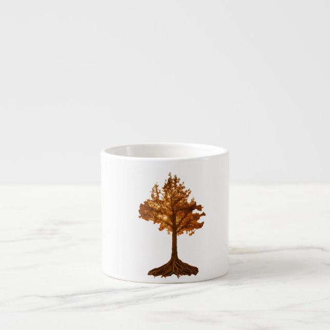 Spécialité Espresso Mug - Arbre de vie Design (Devant)