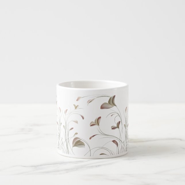 Spécialité Espresso Mug | Conception botanique min (Devant)