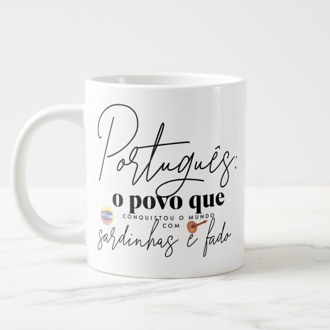Spécialité Mug portugais o povo que conquistou (Gauche)