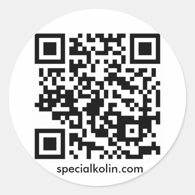 SpecialKolin.com Stickers QR Code ! (Devant)