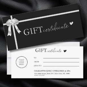 Spécifique au client, Logo, Certificat cadeau d'en