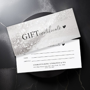 Spécifique au client, parties scintillant argent,