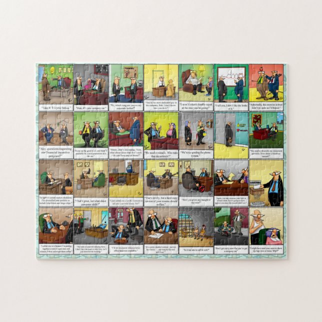 Spectacles amusants Puzzle Humour en milieu de tra (Horizontal)