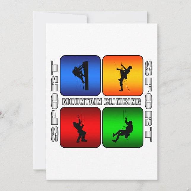 Spectaculaire Escalade de montagne (Devant)