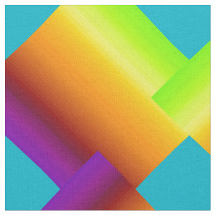 Spectre de couleurs en forme de diamant - 3 Tissu