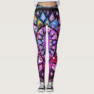 Spectre de couleurs mandala leggings
