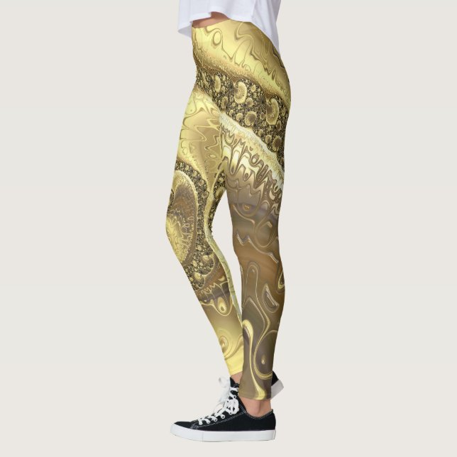 Spectre de feuilles d'or leggings (Gauche)