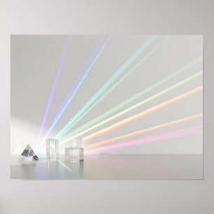 Spectre de prisme pastel Art mural minimaliste
