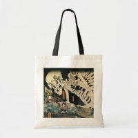 Spectre squelettique par le sac de toile de