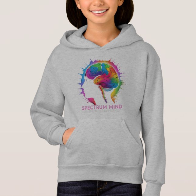 Spectrum Mind - Coloré Cerveau Neurodiversité Art (Devant)