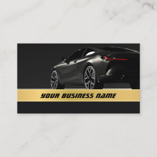 Speedy Car Outline Cartes de visite automobiles